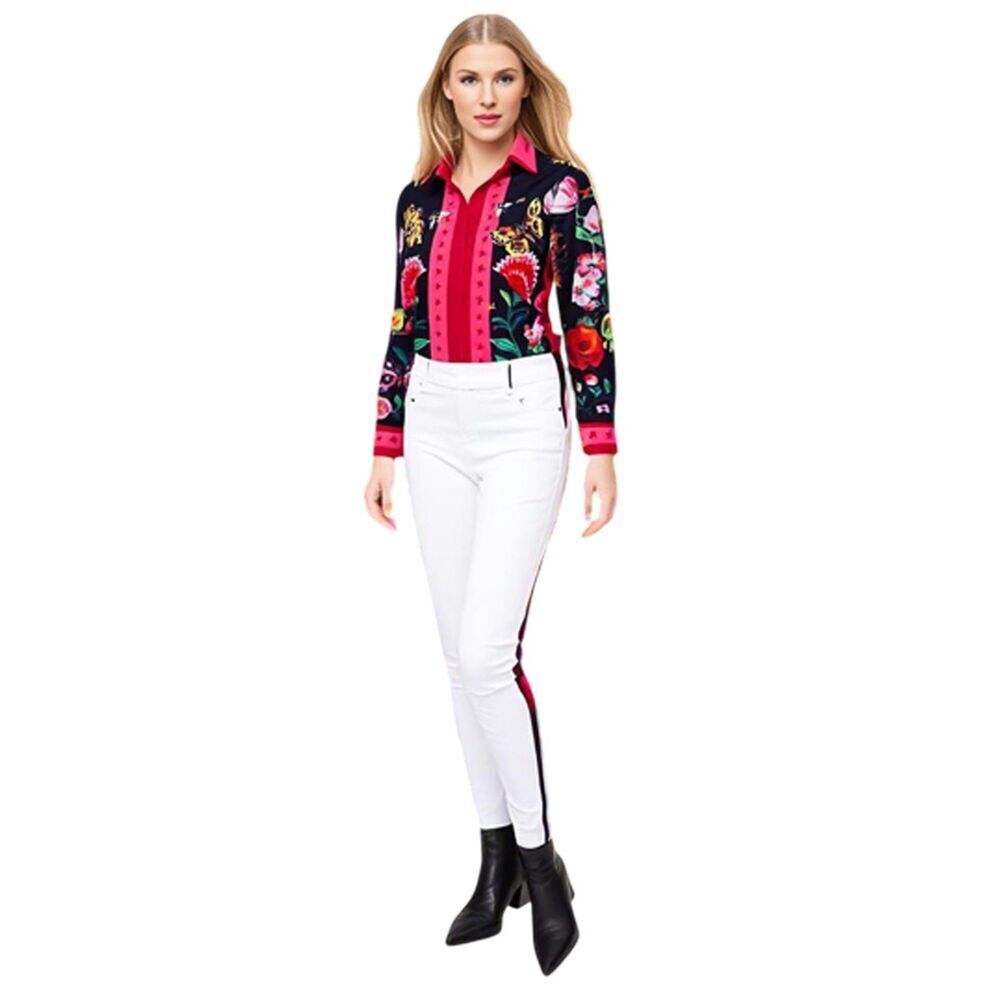 Xingchenk Aiyi Long Sleeve Floral Butterfly's Lady Bug Bees Snake Top Size M